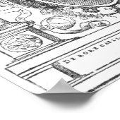 Poster Frontispiece de 'Monas Hieroglyphica' (Coin)