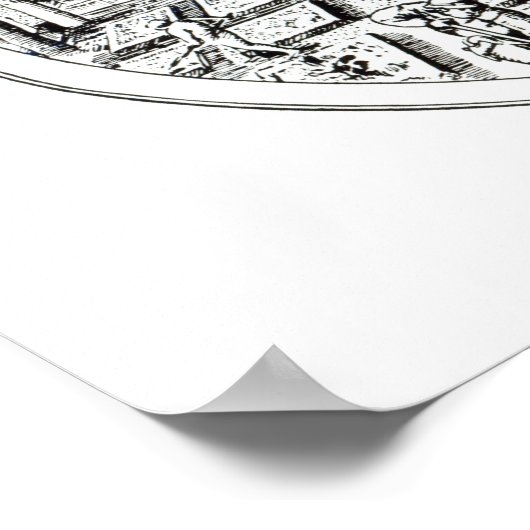 Poster Frontispiece, de "The Herball", de John Gerard ( (Coin)