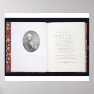 Poster Frontispiece et la page de titre de 'A Voyage to t