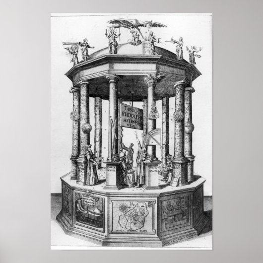 Poster Frontispiece 'Les Tables Rudolphine' (Devant)