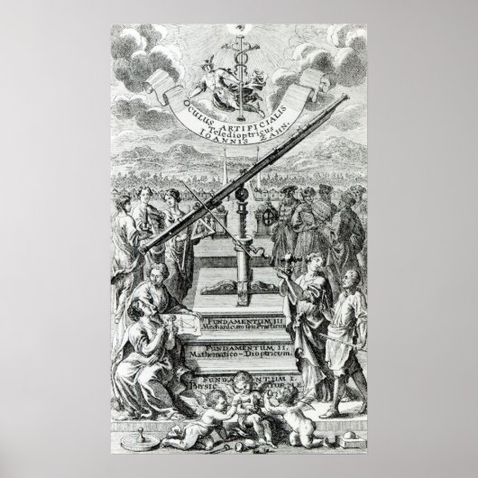 Poster Frontispiece 'Oculus Artificialis (Devant)