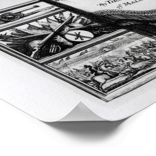 Poster Frontispiece par Thomas Hobbes de Malmesbury (Coin)