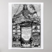 Poster Frontispiece par Thomas Hobbes de Malmesbury (Devant)