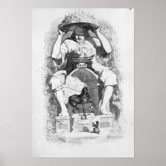 Poster Frontispiece to 'Gulliver's Travels' par (Devant)
