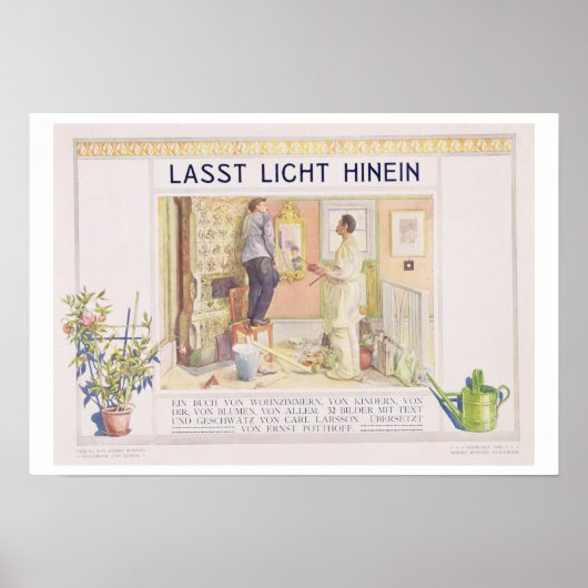 Poster Frontispiece to 'Lasst Licht Hinin' (`Laisser entr (Devant)
