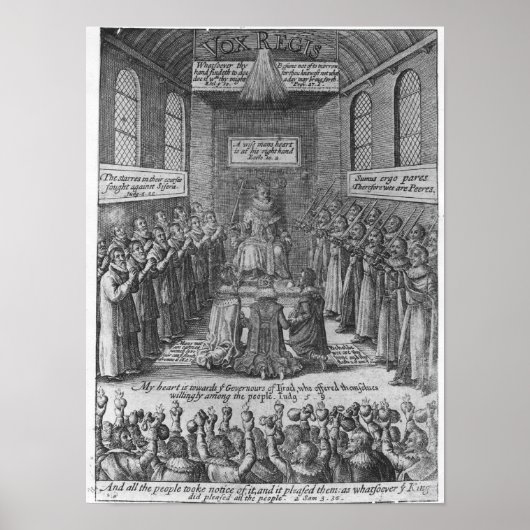 Poster Frontispiece to 'Vox Regis' de Thomas Scott (Devant)