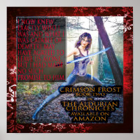 Poster Frost Crimson Semi-Gloss