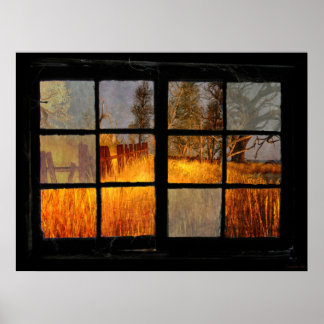 Poster Frost des chutes de ferme - Poster/Imprimer