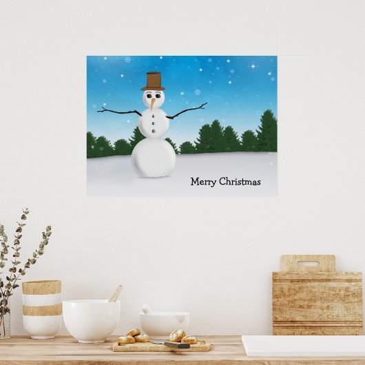 Poster Frost E. Snowman (Cuisine)