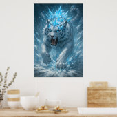 Poster Frost White Tiger – Emperor of the Frozen Realm – (Cuisine)