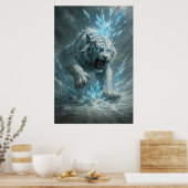 Poster Frost White Tiger – Emperor of the Frozen Realm – (Cuisine)