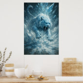 Poster Frost White Tiger – Emperor of the Frozen Realm – (Cuisine)