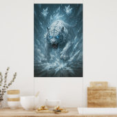 Poster Frost White Tiger – Emperor of the Frozen Realm – (Cuisine)