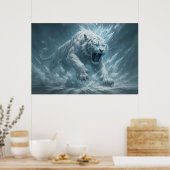 Poster Frost White Tiger – Emperor of the Frozen Realm – (Cuisine)