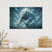 Poster Frost White Tiger – Emperor of the Frozen Realm – (Cuisine)