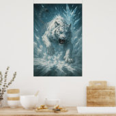 Poster Frost White Tiger – Emperor of the Frozen Realm – (Cuisine)