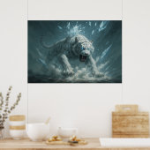 Poster Frost White Tiger – Emperor of the Frozen Realm – (Cuisine)