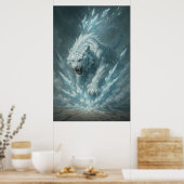 Poster Frost White Tiger – Emperor of the Frozen Realm – (Cuisine)