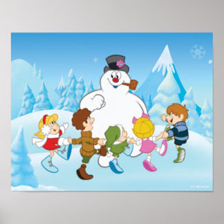 Poster Frosty Snowman™ hiver
