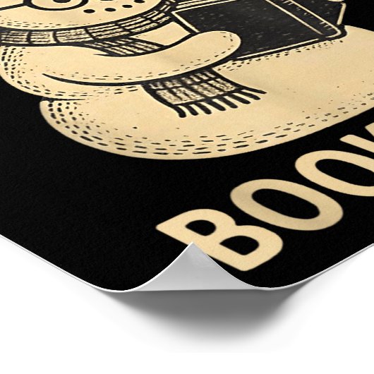 Poster Frosty The Bookworm Snowman Reading (Coin)