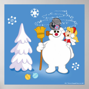 Poster Frosty the Snowman™   Frosty & Karen Winter Fun