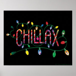 Poster Frosty the Snowman™ Lumières de vacances "Chilla