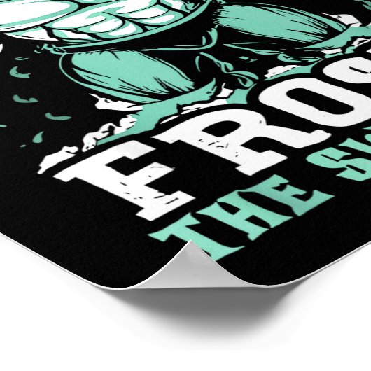 Poster Frosty The Swoleman Funny Buff Swole Snowman Gym M (Coin)