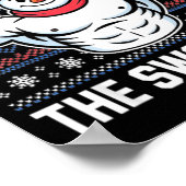 Poster Frosty The Swoleman Funny Ugly Christmas Sweater G (Coin)