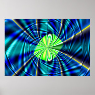 Poster Frotte fractale