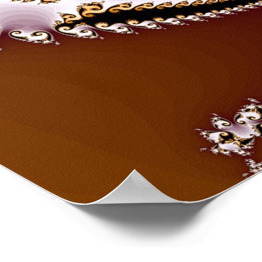 Poster Frotte fractale (Coin)