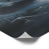 Poster Frozen Lighthouse Winter Sea Art, Ocean Coastal (Coin)