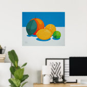 Poster Fruit aux agrumes (Bureau à domicile)