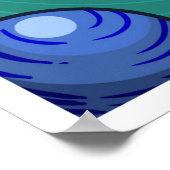 Poster Fruit Blueberry (Coin)