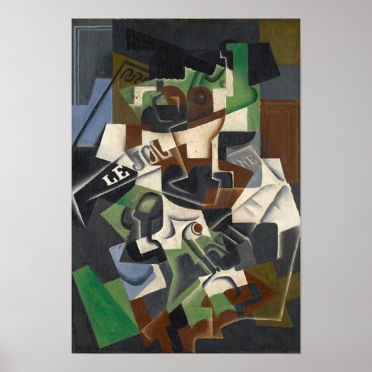 Poster Fruit Bowl, Pipe and Journal, 1917 (Devant)