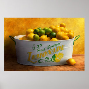 Poster Fruit - Citrons - Quand la vie vous donne des citr