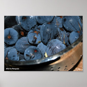 Poster Fruit de figue dans un passoire