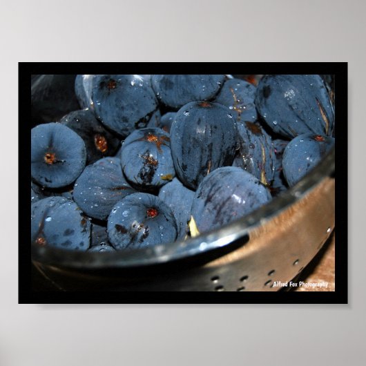 Poster Fruit de figue dans un passoire (Devant)