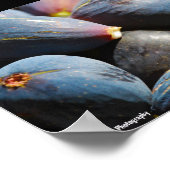 Poster Fruit de figue violette dans un bol (Coin)