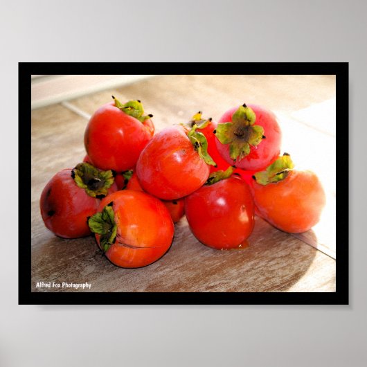 Poster Fruit de kaki (Devant)