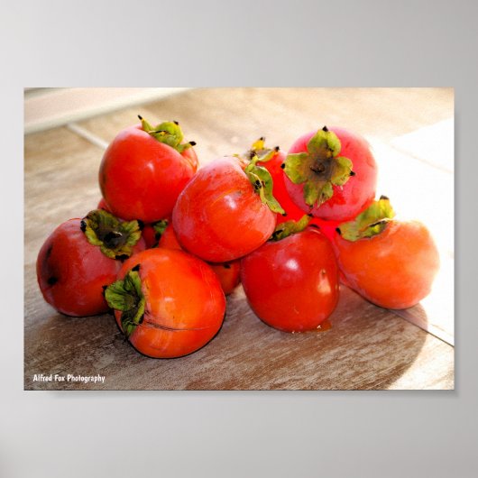 Poster Fruit de kaki (Devant)