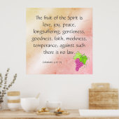 Poster Fruit de l'Esprit (Cuisine)