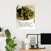 Poster Fruit de l'Esprit (Bureau à domicile)