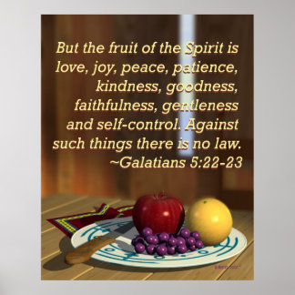 Poster Fruit de l'Esprit