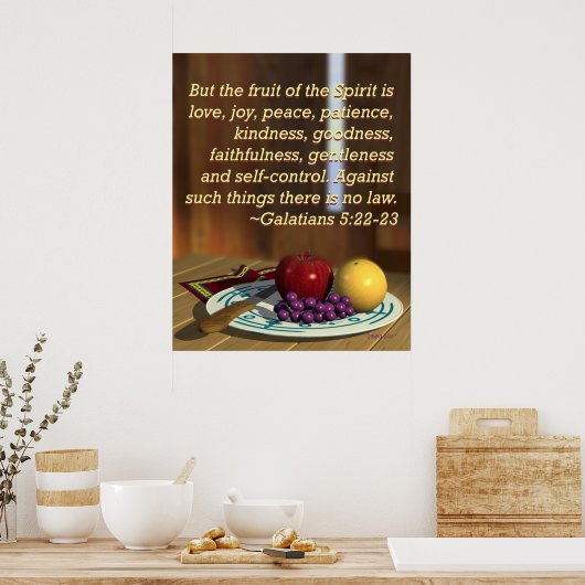 Poster Fruit de l'Esprit (Cuisine)