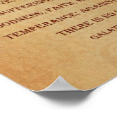 Poster Fruit de l'Esprit (Coin)