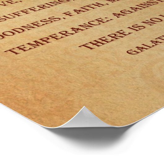 Poster Fruit de l'Esprit (Coin)