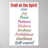 Poster Fruit de l'Esprit (Devant)