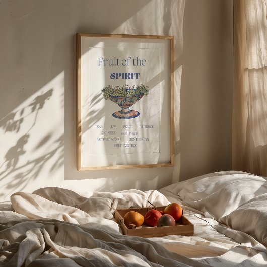 Poster Fruit de l'Esprit Bible Mur Imprimer