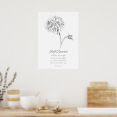 Poster Fruit de l'Esprit Proverbes 16:32 Écriture (Cuisine)