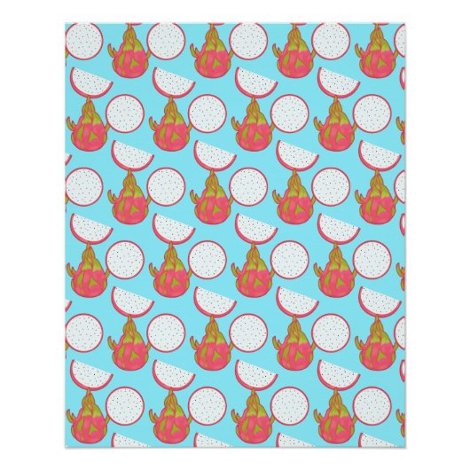 Poster Fruit dragon (Devant)